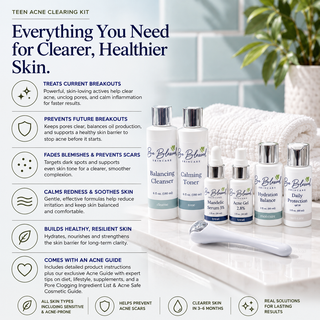 Teen Acne Clearing Kit - A Complete System for Clearing and Preventing Acne Fast